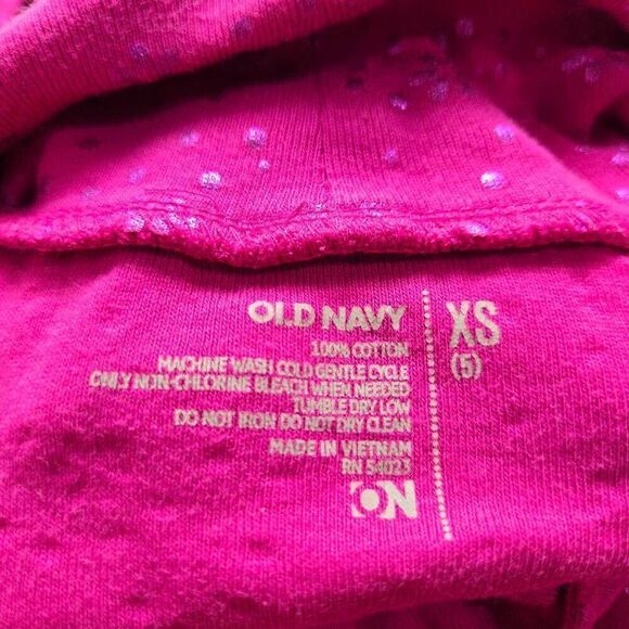 Old Navy floral turtleneck shirt XS 4/5 - Picture 4 of 4